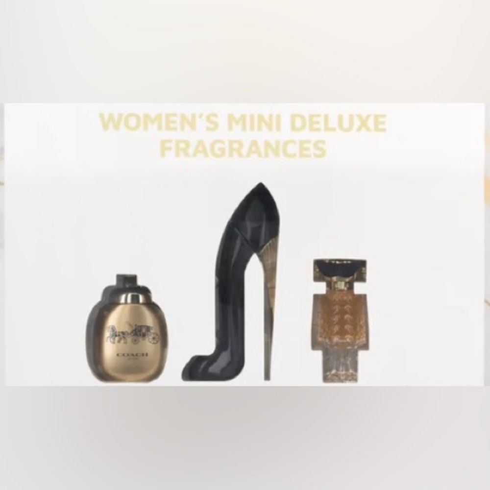 Women's Mini Deluxe Fragrances Sampler Kit- Set Of 3. Limited Edition